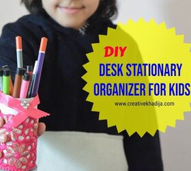 organizador de escritorio infantil diy manualidades de 5 minutos para nios
