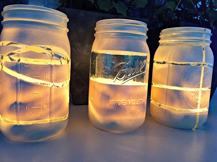 diy mason jar lanterns