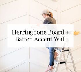 stunning diy herringbone board and batten accent wall 804 sycamore