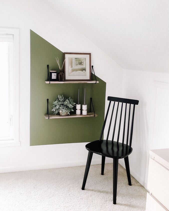 s 18 bold accent wall ideas some people might be too afraid to try, Make a cozy color block corner