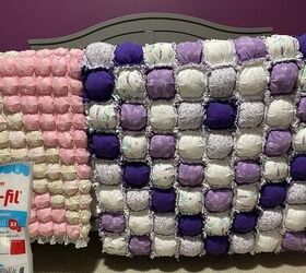 easy rag puff quilt in a weekend