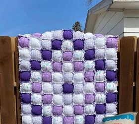 easy rag puff quilt in a weekend
