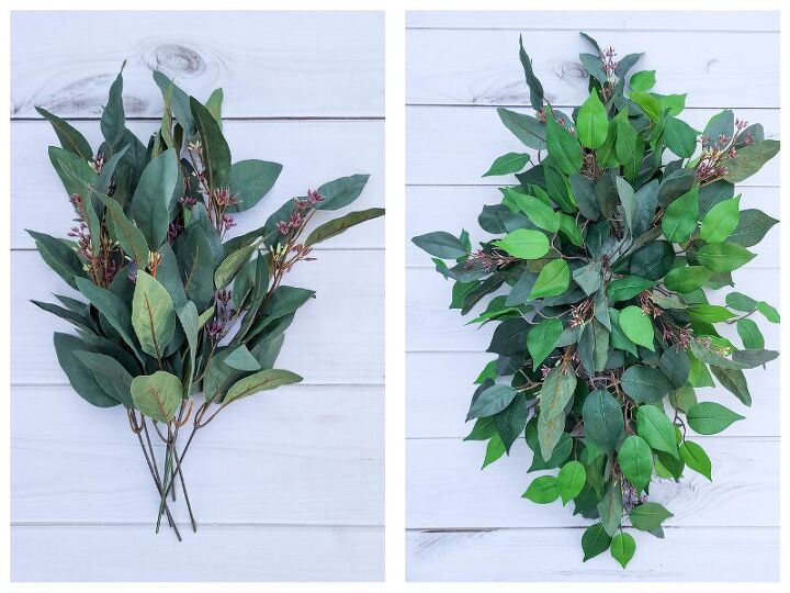 how to make a wall or arch swag, Add Different Greenery