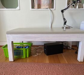 convert a coffee table into seating storage plus a night stand