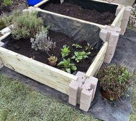 how to make a two tier raised garden bed