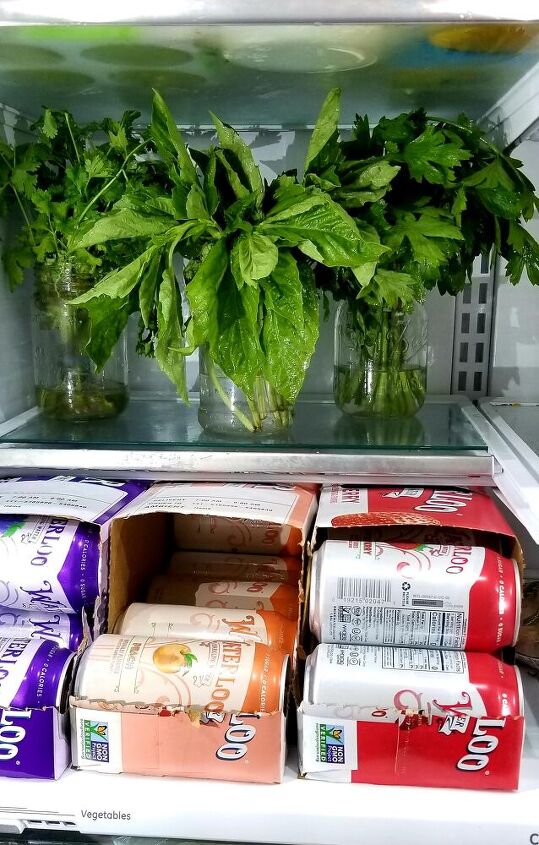 how to store herbs in the fridge longer