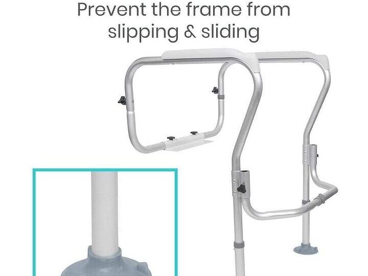 q question about suction cups on toilet safety rails and small tiles