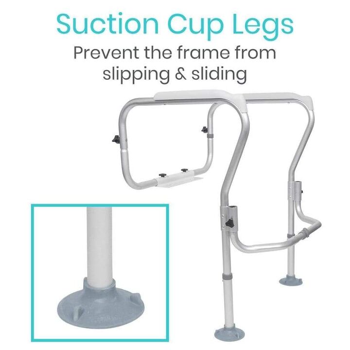 q question about suction cups on toilet safety rails and small tiles