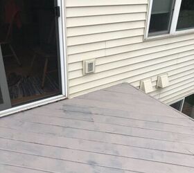 q how do i fix this deck painting disaster