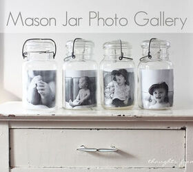 s 16 beautiful photo gift ideas for mom, A unique Mason jar photo gallery