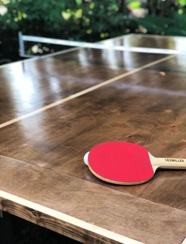 diy exterior ping pong table