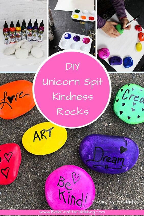 crear rocas arco iris con unicorn spit