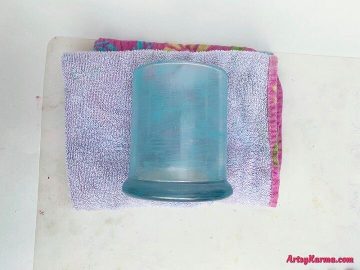 diy dollar store candle holder using molds