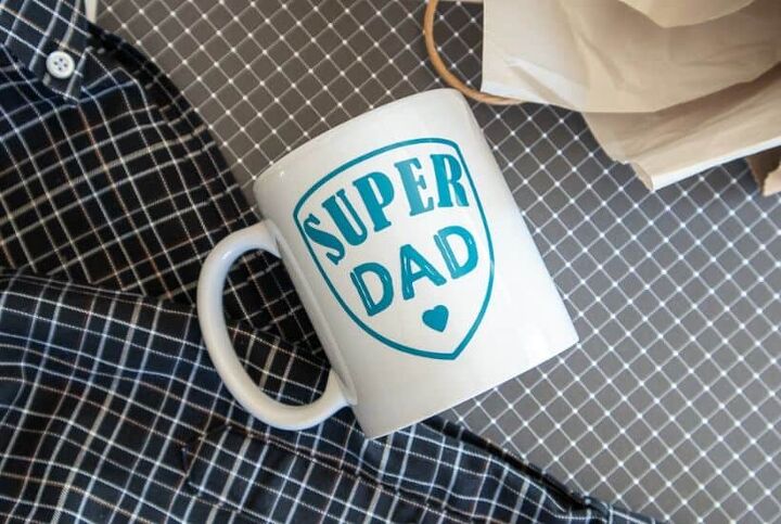 cricut diy super dad father s day mug