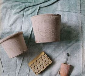 diy aging terracotta pots