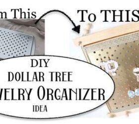 DIY Idea Fun Jewelry Earrings Organizer, Dollar Tree Diy