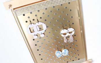 DIY Idea Fun Jewelry Earrings Organizer | Dollar Tree Diy
