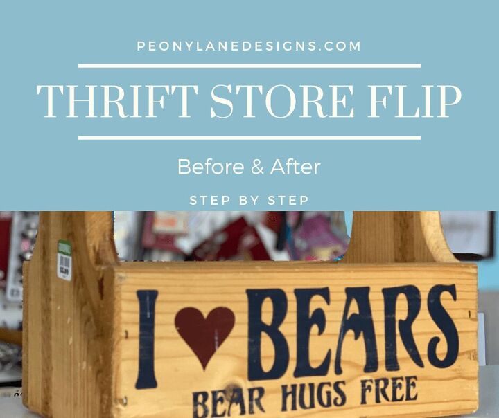 thrift store flip antes y despues