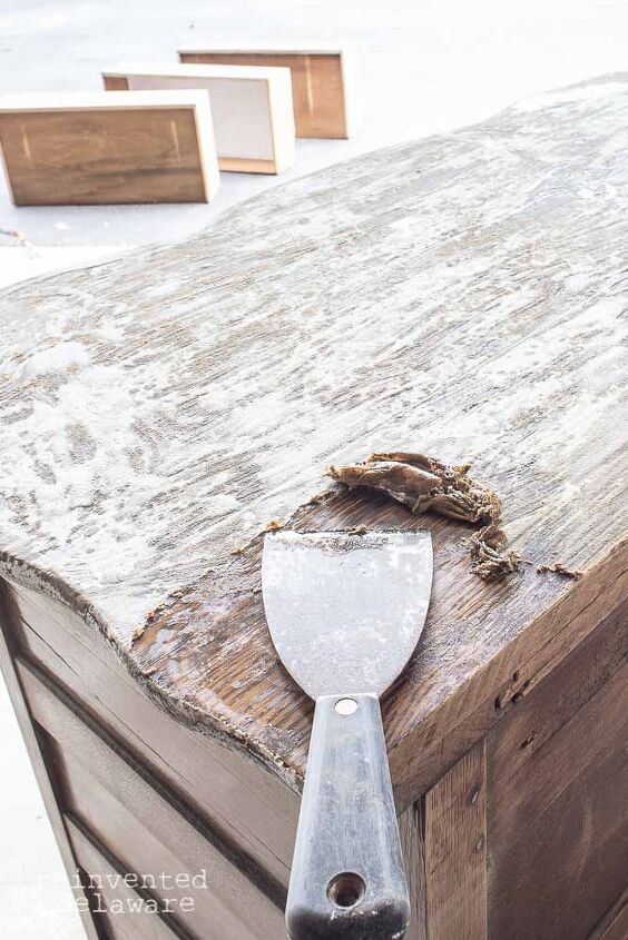 repurposed dresser converted to bathroom vanity
