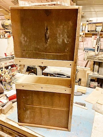 repurposed dresser converted to bathroom vanity