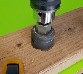 post, If you don t want to drill a hole in your work table make sure to clamp a piece of sacrificial wood beneath the plate