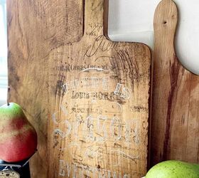 Distressed and Aged Cutting Board Makeover