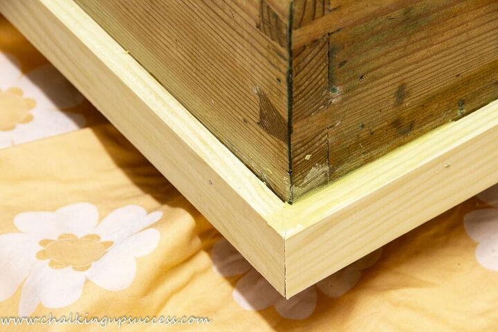 easy wooden trunk makeover how to create a modern industrial look