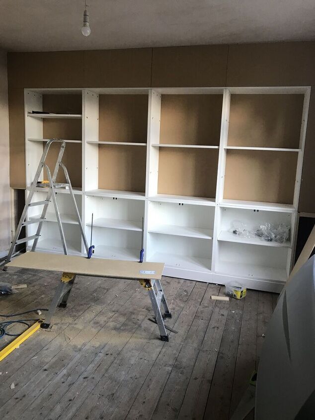 bespoke looking bookcase for ikea prices, Adding the edges