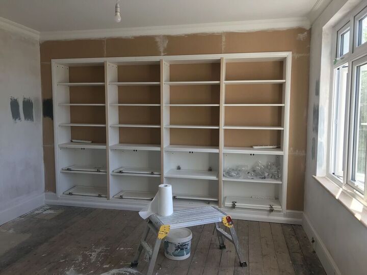 bespoke looking bookcase for ikea prices, Ready for spraying