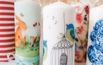 How to DIY Printed Candles