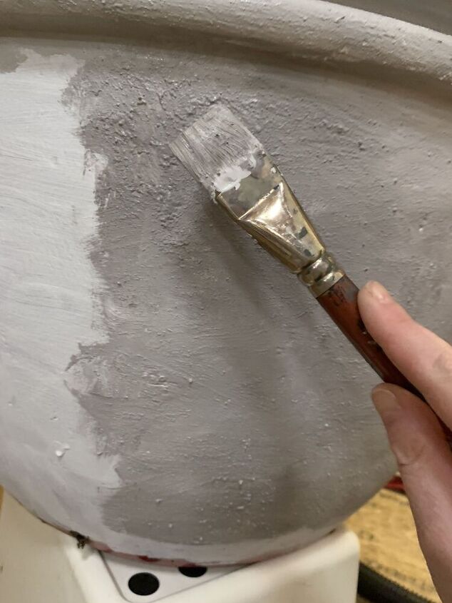 how to create a faux concrete paint finish