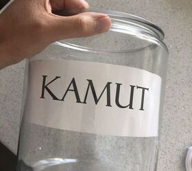 Slip a piece of paper into a jar to copy this ridiculously easy organizing hack