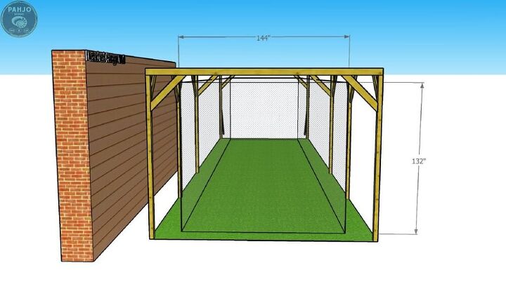 cmo construir una jaula de bateo en el patio trasero