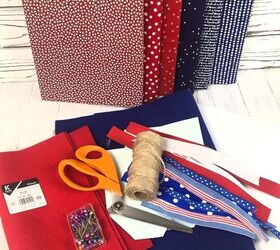 diy fabric garland for 4th of july