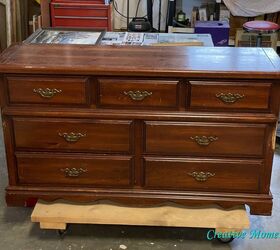 The beautiful way she took a 1980's dresser into the 21st century in just 1 day