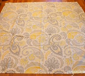 Lay a spare shower curtain on your floor to copy this outdoor furniture hack