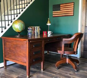 Vintage Office Desk Makeover