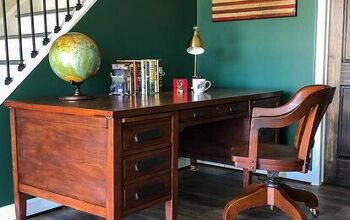  Reforma de mesa de escritório vintage