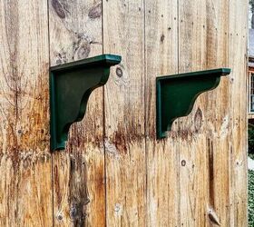 This 1-hour accent starts with hanging 2 brackets on your garden shed