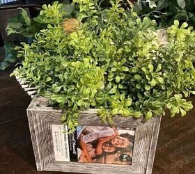 s 20 beautiful decor ideas for your end tables nightstands, This picture frame planter box