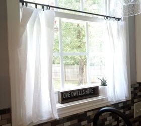 s 15 money saving curtain hacks that are too good to ignore, Use flour sack towels as curtains