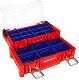 WORKPRO 17" Sliding Tool Box w/18 Adjustable Compartments