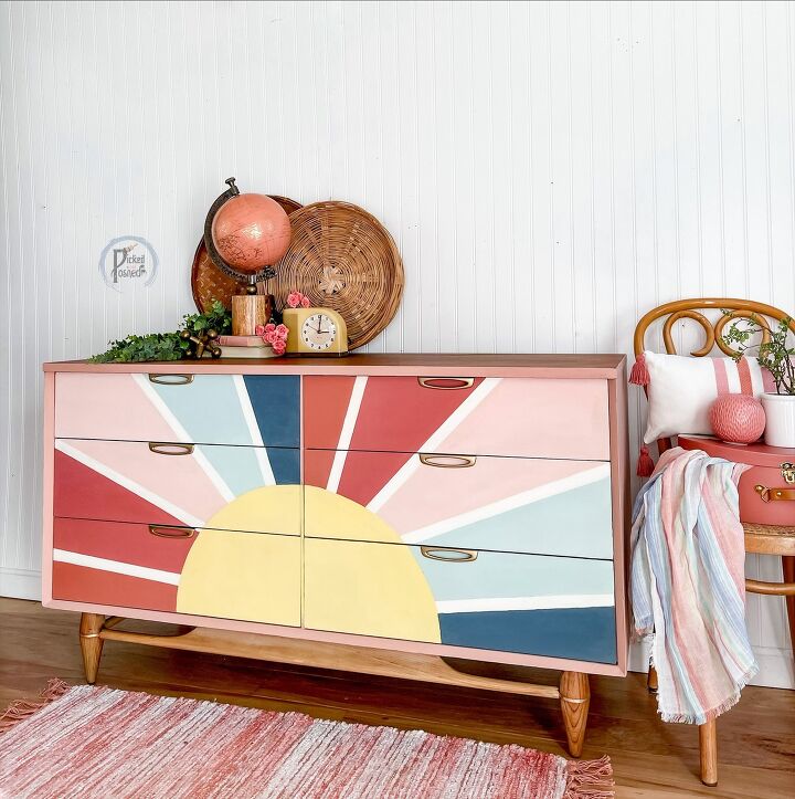 14 formas divertidas de actualizar las habitaciones de tus hijos sin que te duela la, C moda Sunshine pintada