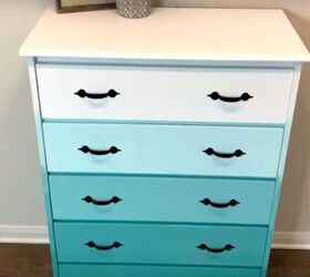 s 10 amazing ways to transform an old dresser, Transform Your Furniture With This Ombre Pain