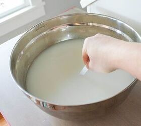 If you're tired of paint, spread this on your dresser to give it a totally unique look