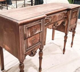 how to repair wood furniture before painting chalk paint desk
