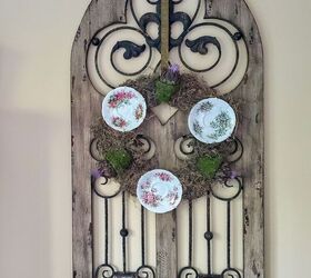 how to make a plate wreath