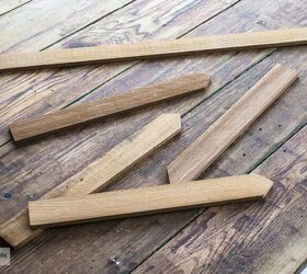 add instant charm to your yard with easy to make garden labels, Preparing the cedar strips