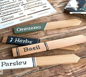 add instant charm to your yard with easy to make garden labels, Adding details