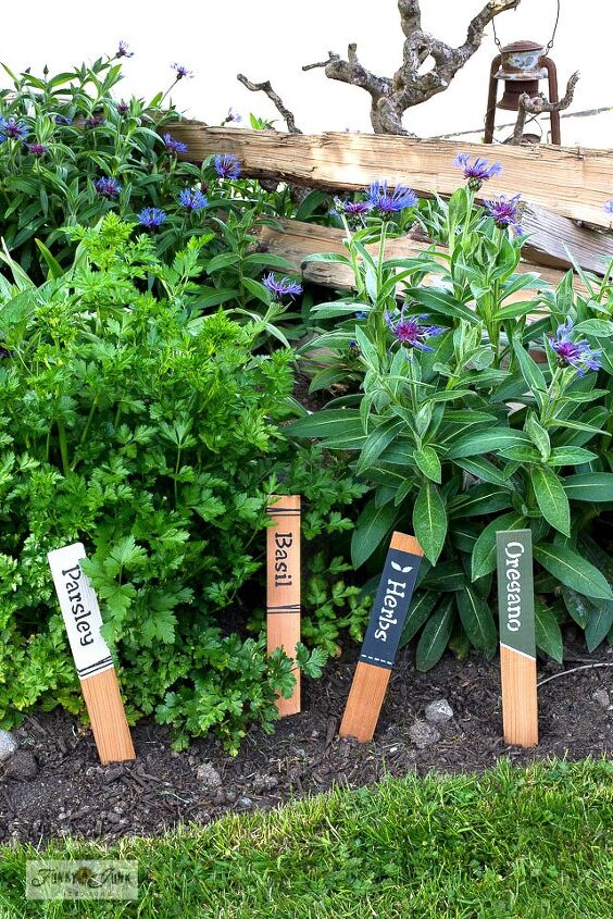 adicione charme instantneo s suas plantas com algumas etiquetas fceis de jardim, Os r tulos de jardim acabados